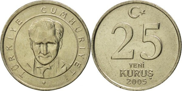  25 Yeni Kuruş