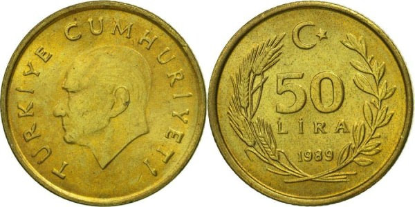  50 Lira 1988/1994