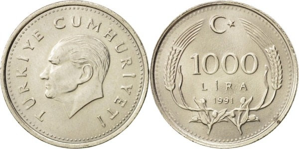  1000 Lira 1990/1994
