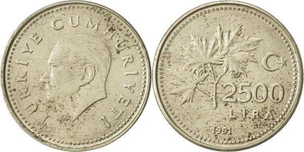  2500 Lira 1991/1998