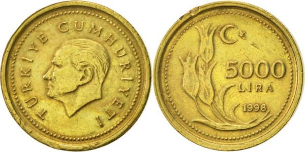  5000 Lira 1995/2001