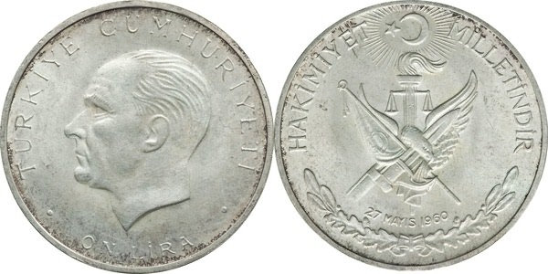  Gümüş 10 Lira