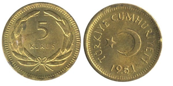  5 Kuruş 49/57