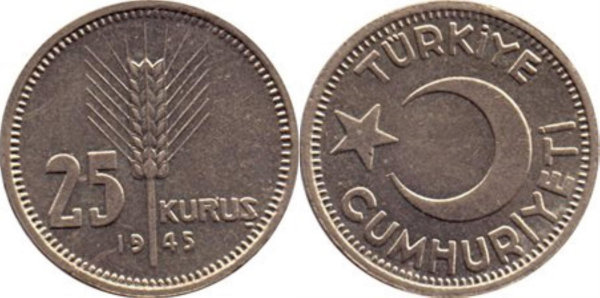  25 Kuruş 44/46
