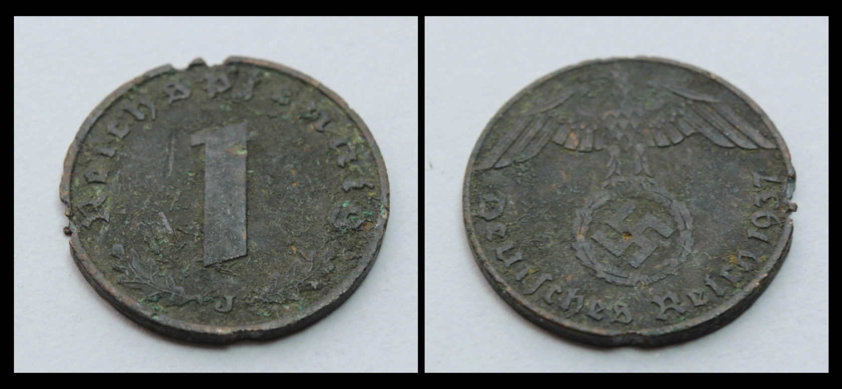 1 pfennig 1937 J